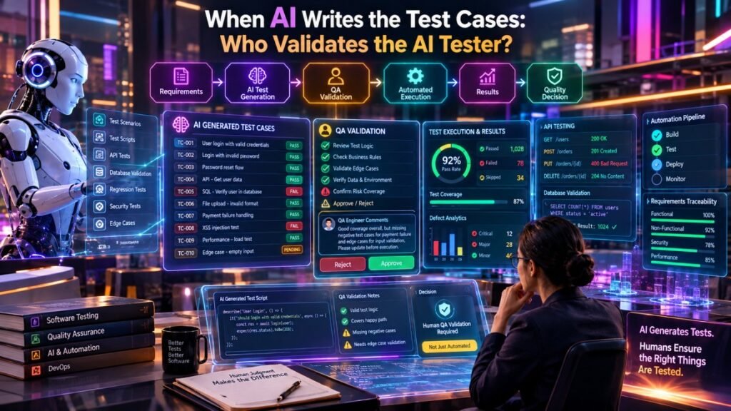 AI Writes the Test Cases