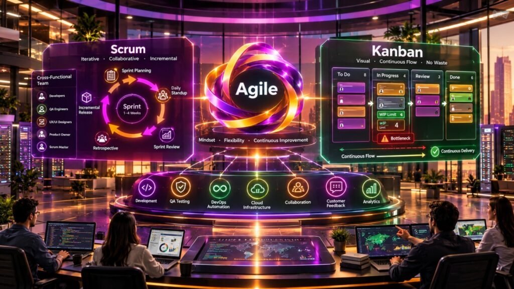 Agile vs Scrum vs Kanban